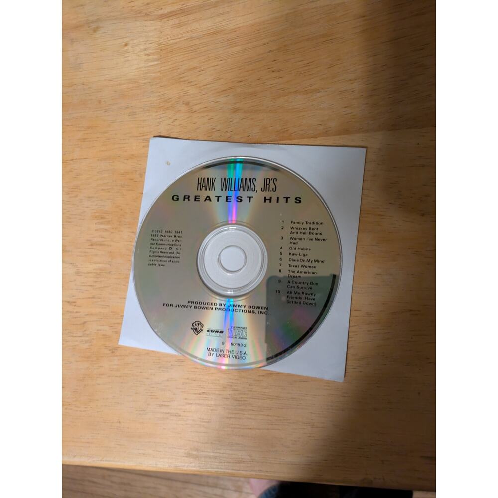 Hank Williams Jrs greatest hits